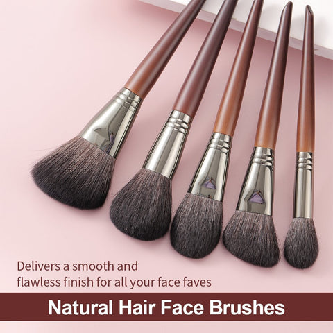 Natural Makeup Brushes Set Eyeshadow Make Up Brush Goat