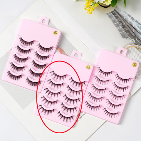 5 Pairs Manga Lashes: Anime Cosplay