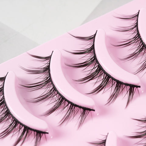 5 Pairs Manga Lashes: Anime Cosplay